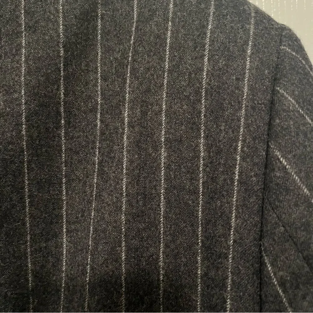 S. Cohen Prestige Vitale Barberis Canonico Wool Pinstripe Blazer Sport Coat 42R